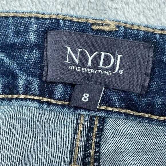 NYDJ Billie Mini Boot Cool Embrace Jeans Ankle High-Rise Womens Size 8 a0815 - Picture 2 of 12